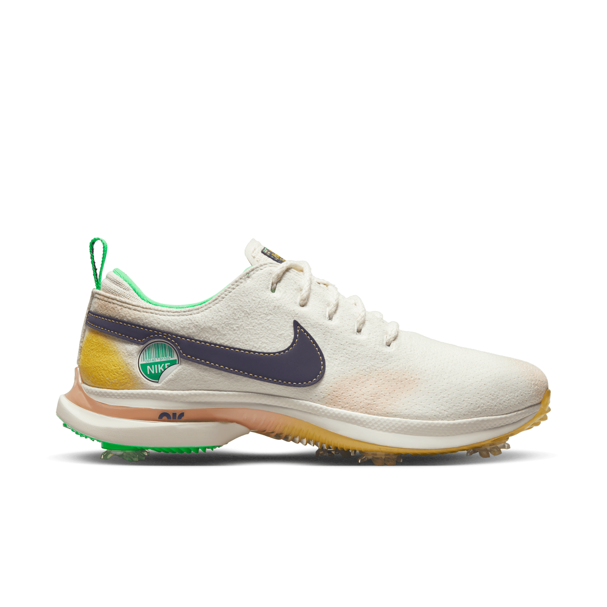 Men's Air Zoom Victory Tour 3 NRG Spiked Golf Shoe - White/Yellow